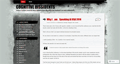 Desktop Screenshot of cognitivedissidents.com